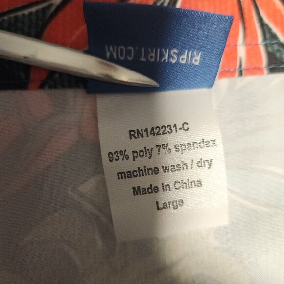 RipSkirt Hawaii Wrap Skirt & Sun Scarf Cover Up Beach Vintage Bali Large NEW NWT - Picture 14 of 14